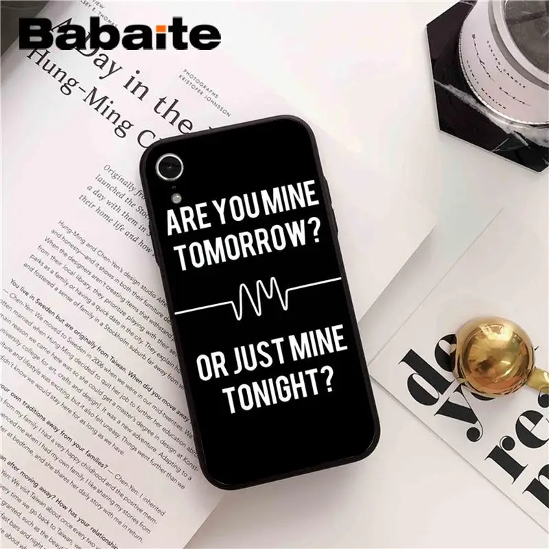 Babaite arctic monkeys DIY Painted Phone Accessories Case for iPhone 8 7 6 6S Plus X XS MAX 5 5S SE XR 10 Cover