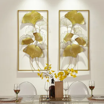 Chinese Wrought Iron 3D Stereo Gold Ginkgo Leaf Wall Hanging Decorative Craft Decoration Bedroom Wall Stickers Ornaments R2201
Chinese Wrought Iron 3D Stereo Gold Ginkgo Leaf Wall Hanging Decorative Craft Decoration Bedroom Wall Stickers Ornaments R2201
