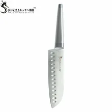 Stainless Steel Kitchen Knife Sowoll Brand 7'' Japanese Chef Knife Top Quality Santoku Knife Non Stick Blade Sharp Cooking Tool
Stainless Steel Kitchen Knife Sowoll Brand 7'' Japanese Chef Knife Top Quality Santoku Knife Non Stick Blade Sharp Cooking Tool