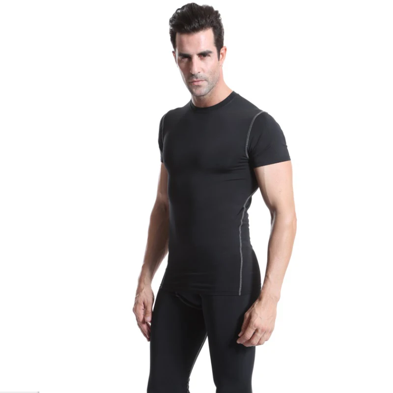 New Quick Dry Running Shirt Men Bodybuilding Sport T-shirt Short Sleeve Compression Top Gym t Shirt Men Fitness Tight 7 Colors
New Quick Dry Running Shirt Men Bodybuilding Sport T-shirt Short Sleeve Compression Top Gym t Shirt Men Fitness Tight 7 Colors
