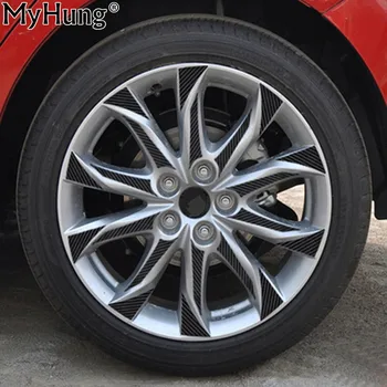 Car stying Wheel Hub Carbon Fiber Car Stickers For MAZDA 3 M3 AXELA 2013 2014 2015 External Decal Two Size For Option Black 
Car stying Wheel Hub Carbon Fiber Car Stickers For MAZDA 3 M3 AXELA 2013 2014 2015 External Decal Two Size For Option Black