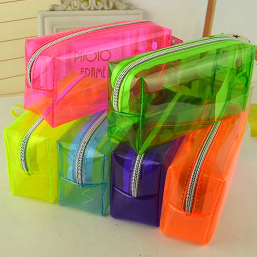 Transparent Plastic Box School Lovely Pencil Case Pen Holder Bag Pouch Painting Brush Pens Storage Case New Gift Stationery 
Transparent Plastic Box School Lovely Pencil Case Pen Holder Bag Pouch Painting Brush Pens Storage Case New Gift Stationery