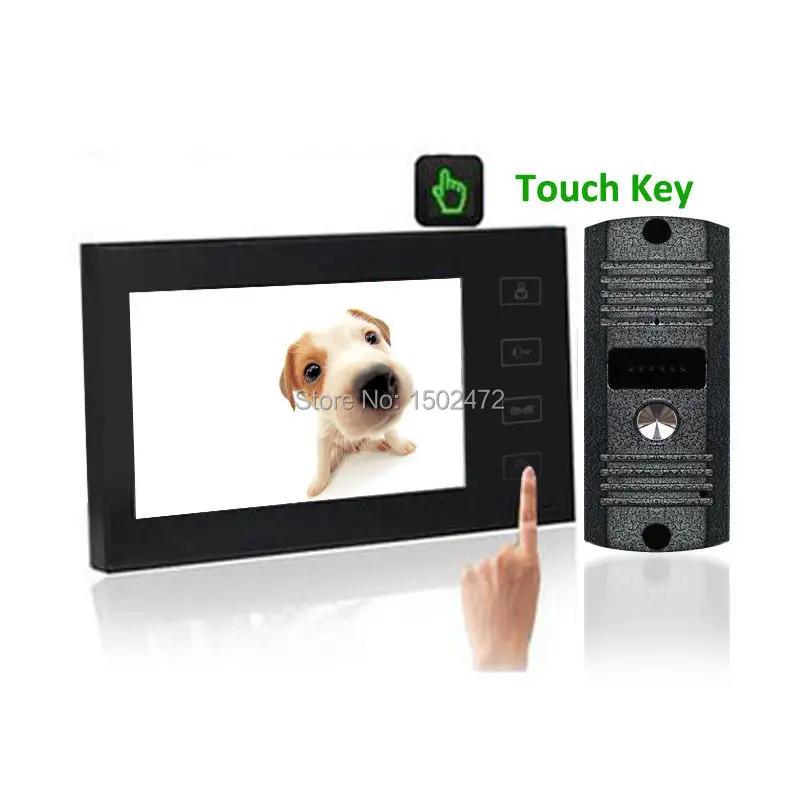 7"Color LCD Touch Key Video Door Phone Intercom Home Safe +Rainproof CMOS Camera
7"Color LCD Touch Key Video Door Phone Intercom Home Safe +Rainproof CMOS Camera