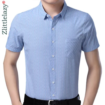 2019 brand casual summer pocket striped short sleeve slim fit men shirt streetwear social dress shirts mens fashions jersey 2108
2019 brand casual summer pocket striped short sleeve slim fit men shirt streetwear social dress shirts mens fashions jersey 2108