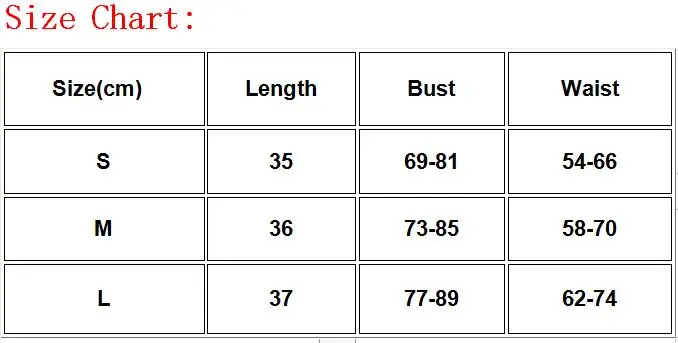 Yoga Club Size Chart