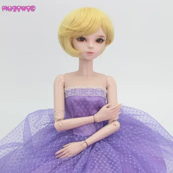 MUZIWIG Synthetic Fiber Short Straight Golden Hair Wigs for 1/3 BJD SD Dolls Free Shipping
MUZIWIG Synthetic Fiber Short Straight Golden Hair Wigs for 1/3 BJD SD Dolls Free Shipping