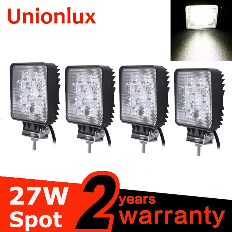 4pc 27W Offroad LED Work Light Bar Flood Spot Combo Beam Spotlight 12V For Jeep ATV UAZ SUV 4WD 4x4 Truck Tractor LED Work Light
4pc 27W Offroad LED Work Light Bar Flood Spot Combo Beam Spotlight 12V For Jeep ATV UAZ SUV 4WD 4x4 Truck Tractor LED Work Light