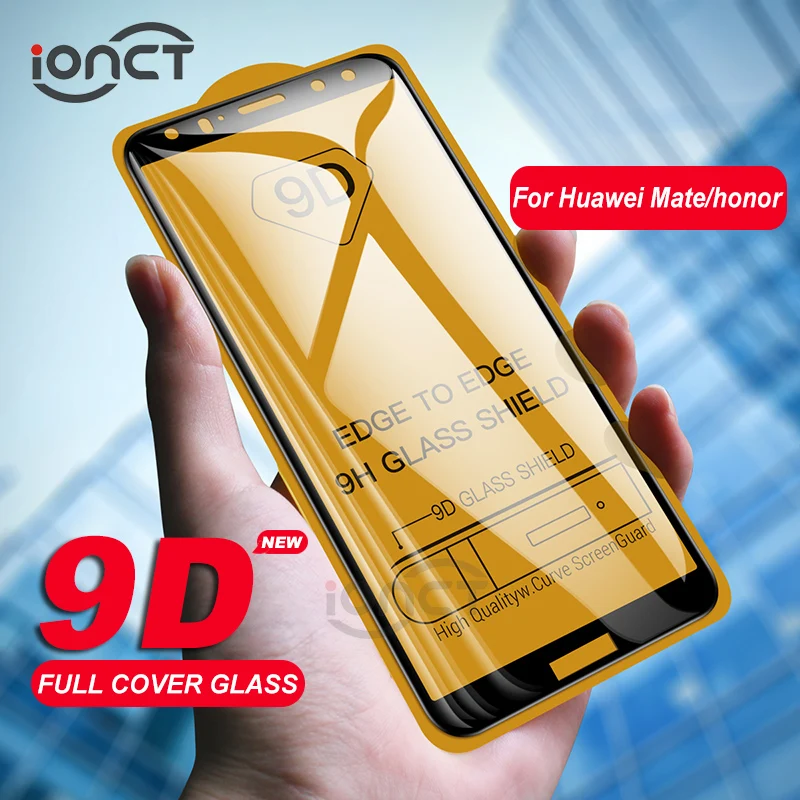 IONCT 9D HD защитный стекло для Huawei Mate 10 20 lite Pro Honor 7a 8x 8 9 облегченное закаленное экран