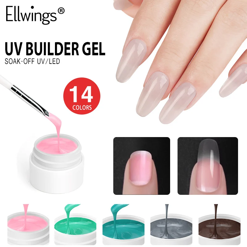 Ellwings 14 Colors Poly Gel Finger Extension Crystal Jelly Polygel Nail Gel Camouflage UV LED Hard Gel Acrylic Builder Gel
Ellwings 14 Colors Poly Gel Finger Extension Crystal Jelly Polygel Nail Gel Camouflage UV LED Hard Gel Acrylic Builder Gel