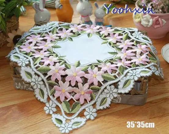 HOT lace pink satin placemat cup coaster mug kitchen dining table place mat cloth embroidery tea coffee doily Christmas pad
HOT lace pink satin placemat cup coaster mug kitchen dining table place mat cloth embroidery tea coffee doily Christmas pad