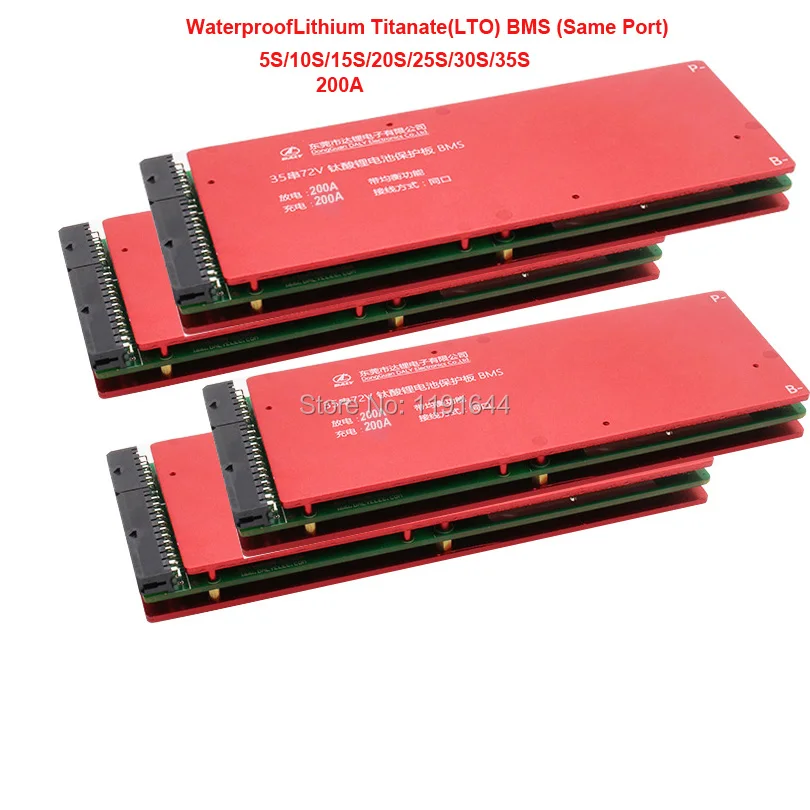 4PCS/Lot 5S/10S/15S/20S/25S/30S/35S Lithium Titanate LTO Battery Protection Circle Board BMS Continuous 200A Discharge
4PCS/Lot 5S/10S/15S/20S/25S/30S/35S Lithium Titanate LTO Battery Protection Circle Board BMS Continuous 200A Discharge