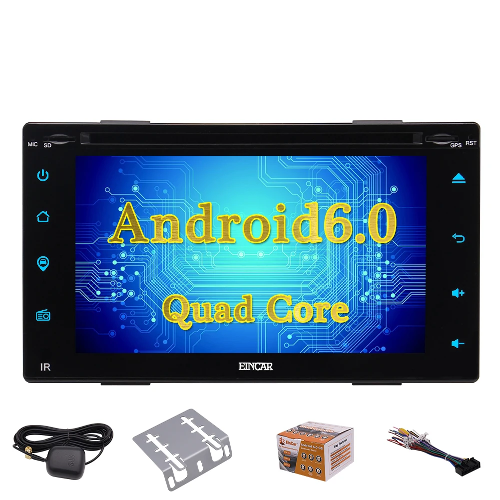 Android 6.0 Car Radio Touchscreen Bluetooth GPS Navi For Universal Double din Autoradio Radio 4G WIFI Bluetooth USB DVR OBD DAB+ 
Android 6.0 Car Radio Touchscreen Bluetooth GPS Navi For Universal Double din Autoradio Radio 4G WIFI Bluetooth USB DVR OBD DAB+