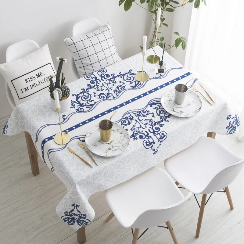 Dining Table Cover Waterproof Decorative Home Decor Table Cloth High Quality Geometry Plants Pattern Tablecloth oilproof
Dining Table Cover Waterproof Decorative Home Decor Table Cloth High Quality Geometry Plants Pattern Tablecloth oilproof
