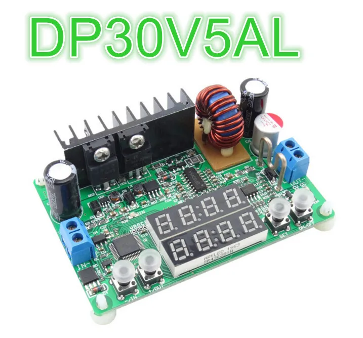DP30V5AL Constant Voltage current Step-down Programmable Power Supply Voltage converter regulator LCD display 20%off
DP30V5AL Constant Voltage current Step-down Programmable Power Supply Voltage converter regulator LCD display 20%off