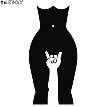 Tri Mishki HZX659# 20x10cm Music Rock gesture and women body car sticker auto Vinyl Decals Accessories sticker mano cornuta
Tri Mishki HZX659# 20x10cm Music Rock gesture and women body car sticker auto Vinyl Decals Accessories sticker mano cornuta