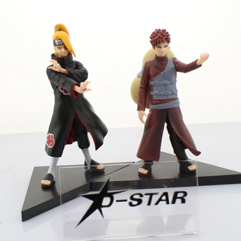 Free Shipping 2pcs Naruto Anime Gaara & Deidara Pair Set 8th Bag Pack PVC Action Figure Collection Model Doll Toys Gift
Free Shipping 2pcs Naruto Anime Gaara & Deidara Pair Set 8th Bag Pack PVC Action Figure Collection Model Doll Toys Gift