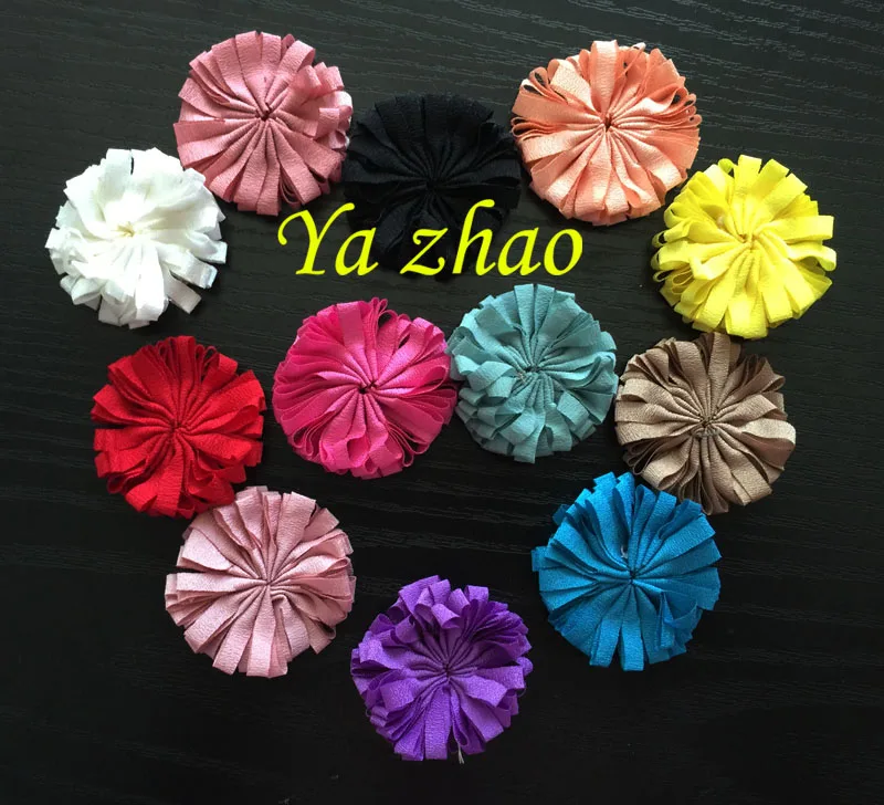 1.5inch Ruffle Chiffon Hair Flower,DIY Chiffon Fuff Flower 100pcs/lot free shipping
1.5inch Ruffle Chiffon Hair Flower,DIY Chiffon Fuff Flower 100pcs/lot free shipping