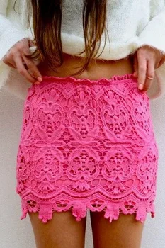 Sexy Mini Hook Flower Crochet Pencil Skirt Lace Petticoat High Waist Bodycon Lace Female Vintage Ladies pencil skirt
Sexy Mini Hook Flower Crochet Pencil Skirt Lace Petticoat High Waist Bodycon Lace Female Vintage Ladies pencil skirt