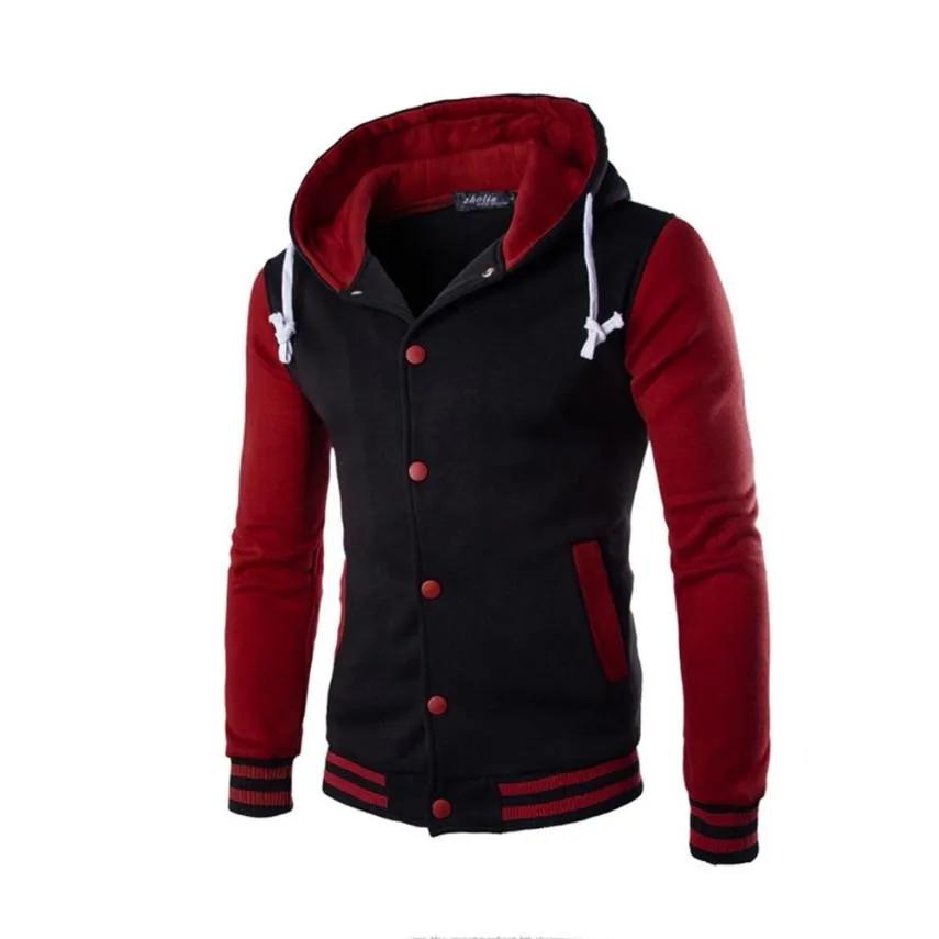 Winter Men Coat Jacket Outwear Button Slim Hoodie Warm Hooded Sweatshirt 2018 Male Patchwork Hoodie Pullover Men Clothing
Winter Men Coat Jacket Outwear Button Slim Hoodie Warm Hooded Sweatshirt 2018 Male Patchwork Hoodie Pullover Men Clothing