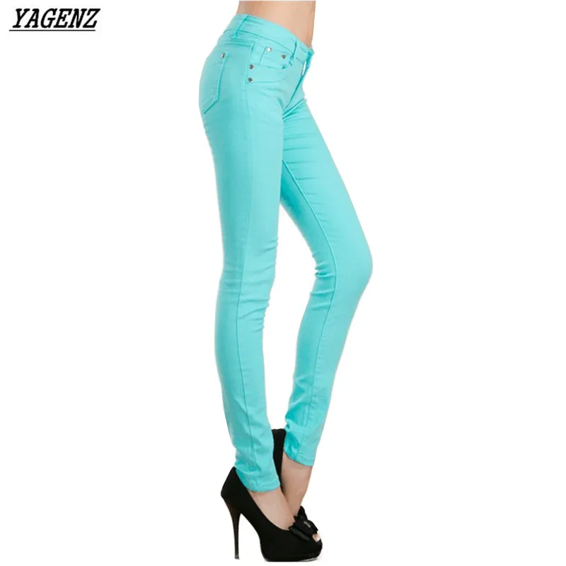 Summer Women Pants Fashion Female Stretch Candy Colored Pencil Pants Sexy Elastic Cotton Jeans Pants Denim Trousers YAGENZ K293
Summer Women Pants Fashion Female Stretch Candy Colored Pencil Pants Sexy Elastic Cotton Jeans Pants Denim Trousers YAGENZ K293