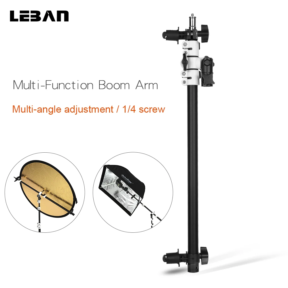 Reflector Arm Flash Light Support Holder Bracket Swivel Head with Telescopic Boom Arm for Speedlite Mini Flash Strobe
Reflector Arm Flash Light Support Holder Bracket Swivel Head with Telescopic Boom Arm for Speedlite Mini Flash Strobe