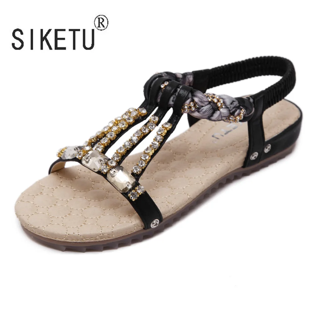 2017 New Korean Comfortable Women Sandals Bohemian String Bead Clip Toe Flat Shoes Sandals Shoes SIKETU Brand
2017 New Korean Comfortable Women Sandals Bohemian String Bead Clip Toe Flat Shoes Sandals Shoes SIKETU Brand