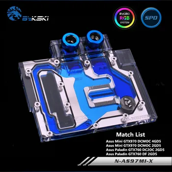 Bykski N-AS97MI-X Full Coverage GPU Water Block For VGA ASUS MINI GTX970 GTX760 Graphics Card Heatsink Water Cooling
Bykski N-AS97MI-X Full Coverage GPU Water Block For VGA ASUS MINI GTX970 GTX760 Graphics Card Heatsink Water Cooling