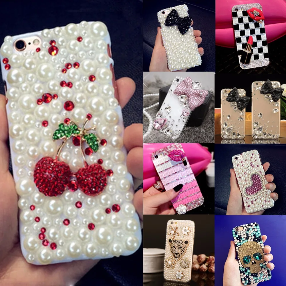 Со стразами чехол для Huawei P10 Акриловые DIY уникальный алмаз защитный блестящие