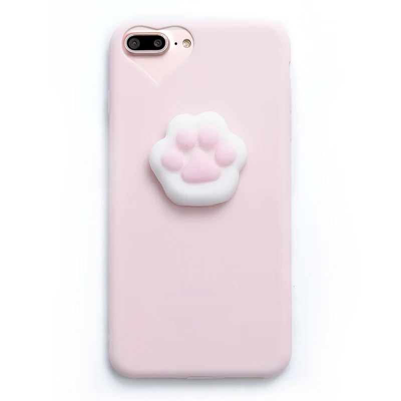 Cute Lovely 3D Cat Paws Phone Case For iPhone 7 Plus Soft TPU Squishy Toys Case For iPhone 6 6S Plus Candy Cartoon Cover
Cute Lovely 3D Cat Paws Phone Case For iPhone 7 Plus Soft TPU Squishy Toys Case For iPhone 6 6S Plus Candy Cartoon Cover