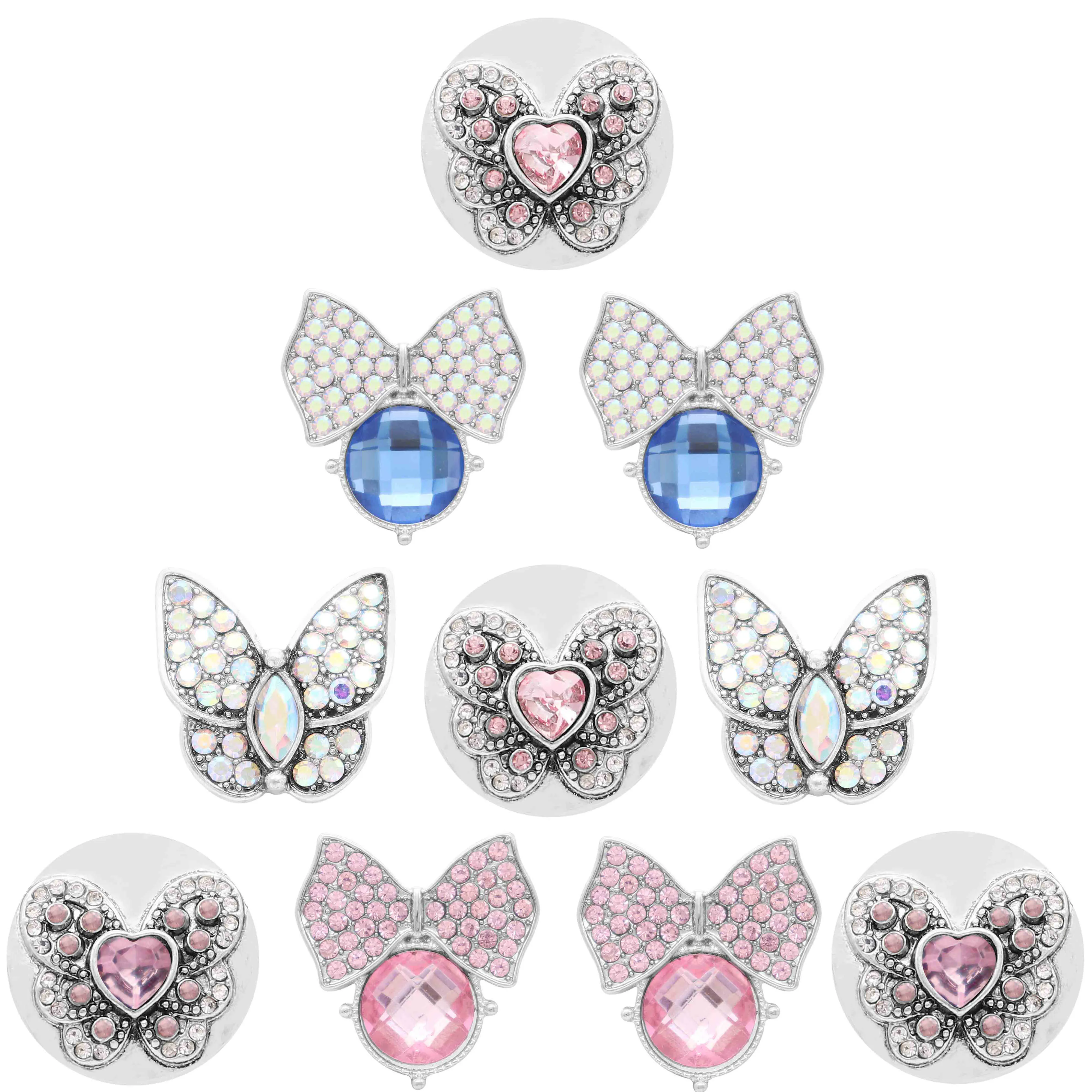 2019 New Snap Button Jewelry colorful butterfly Rhinestone Ginger metal 18mm Snap Button fit Snap Bracelet Bangles Jewelry
2019 New Snap Button Jewelry colorful butterfly Rhinestone Ginger metal 18mm Snap Button fit Snap Bracelet Bangles Jewelry