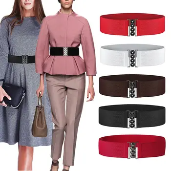 Hot Women Fashion Stretch Buckle Waist Belt Solid Wide Elastic Cinch Ladies 2019 Corset Waistband
Hot Women Fashion Stretch Buckle Waist Belt Solid Wide Elastic Cinch Ladies 2019 Corset Waistband