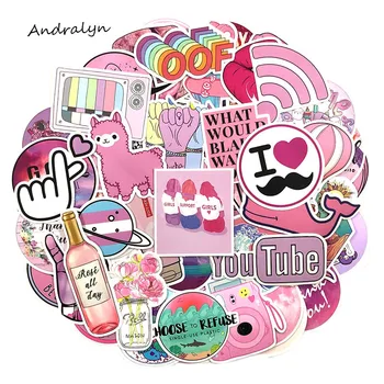 50Pcs/pack Pink Style Graffiti Stickers Cartoon Stickers For Luggage Motorcycle Laptop Skateboard Adesivos Phone For Girl
50Pcs/pack Pink Style Graffiti Stickers Cartoon Stickers For Luggage Motorcycle Laptop Skateboard Adesivos Phone For Girl