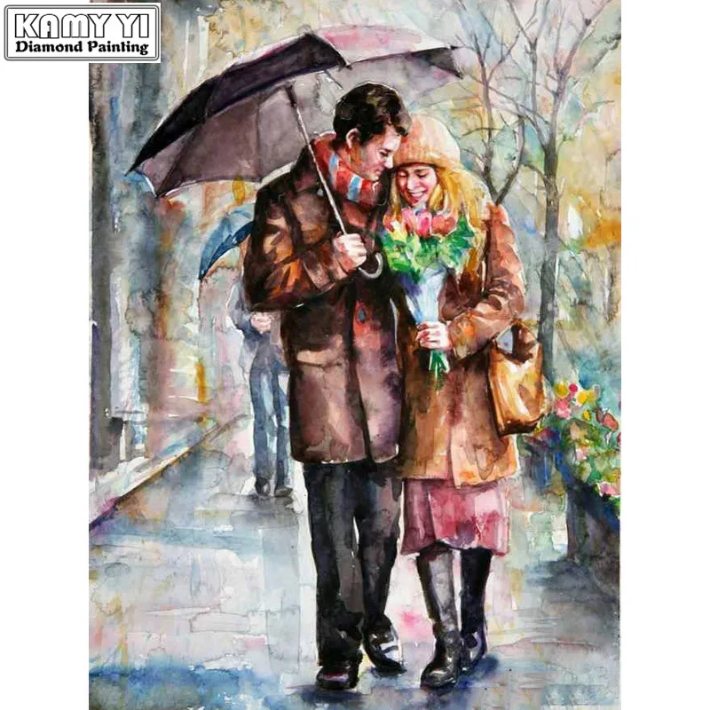 5D DIY Diamond embroidery Cross stitch Couple holding umbrella Full Square/Round Diamond mosaic Diamond painting decor HYY
5D DIY Diamond embroidery Cross stitch Couple holding umbrella Full Square/Round Diamond mosaic Diamond painting decor HYY