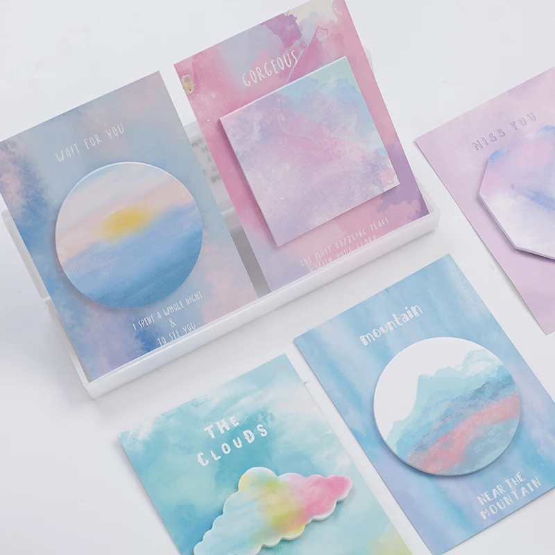 1 PCS New Watercolor Geometry Memo Pad Paper Notes Sticky Notes Message Pad Stationery Notes Office School Supplies
1 PCS New Watercolor Geometry Memo Pad Paper Notes Sticky Notes Message Pad Stationery Notes Office School Supplies