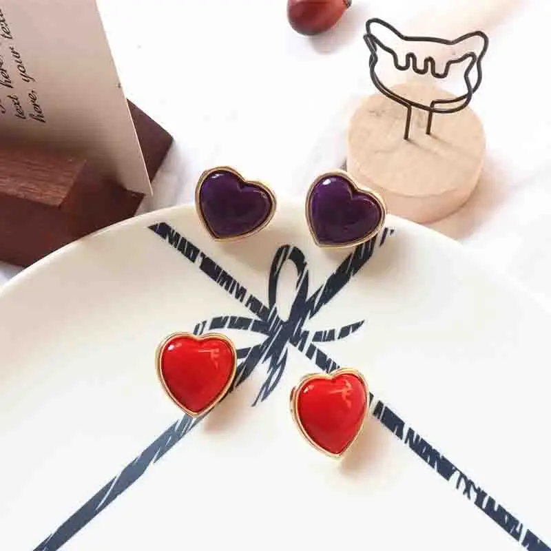 New sweet heart-shaped earrings color acrylic beads earrings ladies fashion ear jewelry gifts
New sweet heart-shaped earrings color acrylic beads earrings ladies fashion ear jewelry gifts