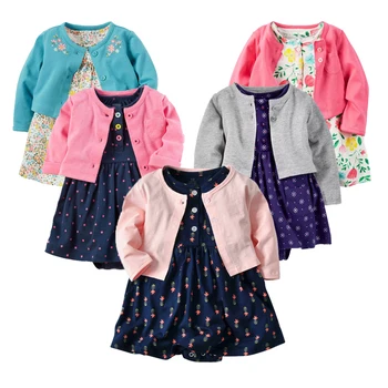 Summer Autumn Baby Girl Clothes Infant Clothing Baby Outfits Set Cotton 2pcs Coat+Dress Flora Girls Suit Roupa Infantil 6-24M
Summer Autumn Baby Girl Clothes Infant Clothing Baby Outfits Set Cotton 2pcs Coat+Dress Flora Girls Suit Roupa Infantil 6-24M