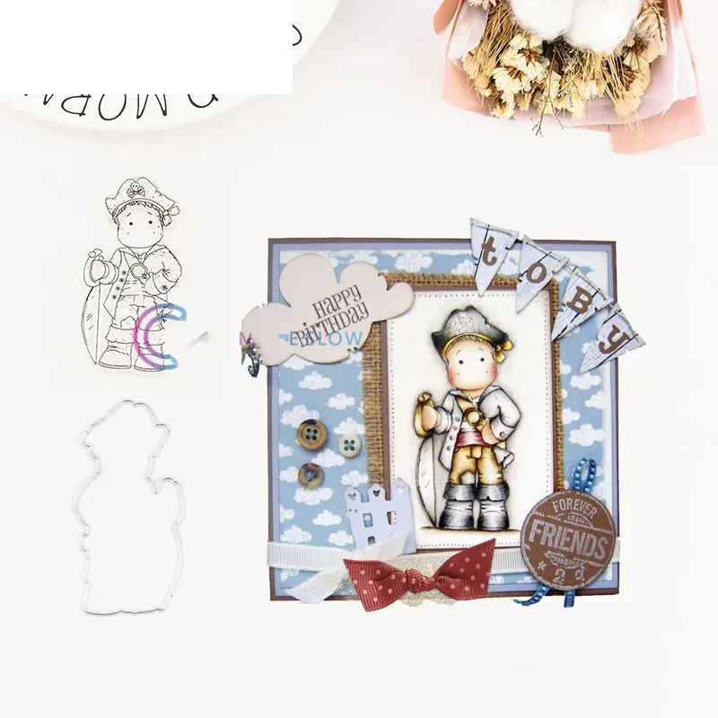 Transparent Rubber Silicone Clear Stamps and metal cutting dies for Tampons Seal Card Making Diy boy
Transparent Rubber Silicone Clear Stamps and metal cutting dies for Tampons Seal Card Making Diy boy