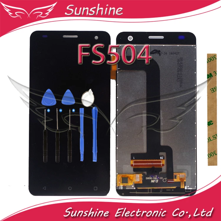 High Quality 100% Tested Touch For Fly Cirrus 2 FS504 LCD Display Assembly with 3M Sticker+Free Tools
High Quality 100% Tested Touch For Fly Cirrus 2 FS504 LCD Display Assembly with 3M Sticker+Free Tools