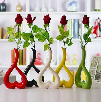 Europe Style fashion home decor modern floral organ master ceramic heart shaped vase ornaments wedding Party Decoration
Europe Style fashion home decor modern floral organ master ceramic heart shaped vase ornaments wedding Party Decoration