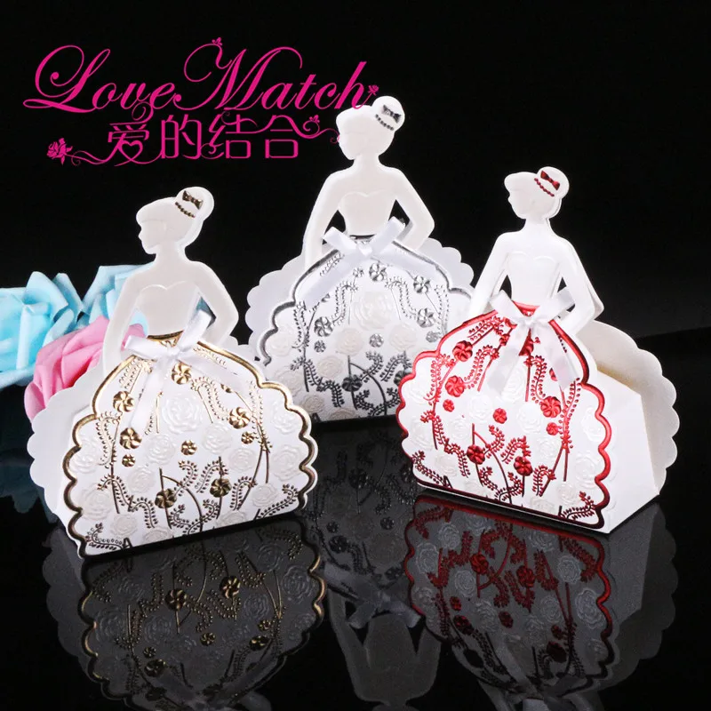 25Pcs Beautiful Bride Design Candy Box,9x4x14.5cm Wedding Favor Paper Box,Red/Sliver/Golden Gift Box For Wedding Decoration
25Pcs Beautiful Bride Design Candy Box,9x4x14.5cm Wedding Favor Paper Box,Red/Sliver/Golden Gift Box For Wedding Decoration