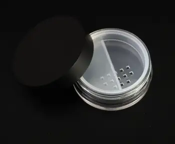 loose Powder Jar with Sifter contain 20g face foundation minerals powder with black lid 20g plastic container SN1959
loose Powder Jar with Sifter contain 20g face foundation minerals powder with black lid 20g plastic container SN1959