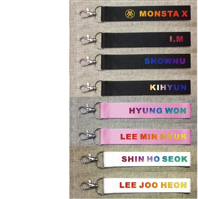 KPOP MONSTA X Keychain Korean Name Bar Phone Rope Hanging Hand Rope Keyboard Laser Bag Pendant Lanyard Keyring Accessories K-pop
KPOP MONSTA X Keychain Korean Name Bar Phone Rope Hanging Hand Rope Keyboard Laser Bag Pendant Lanyard Keyring Accessories K-pop