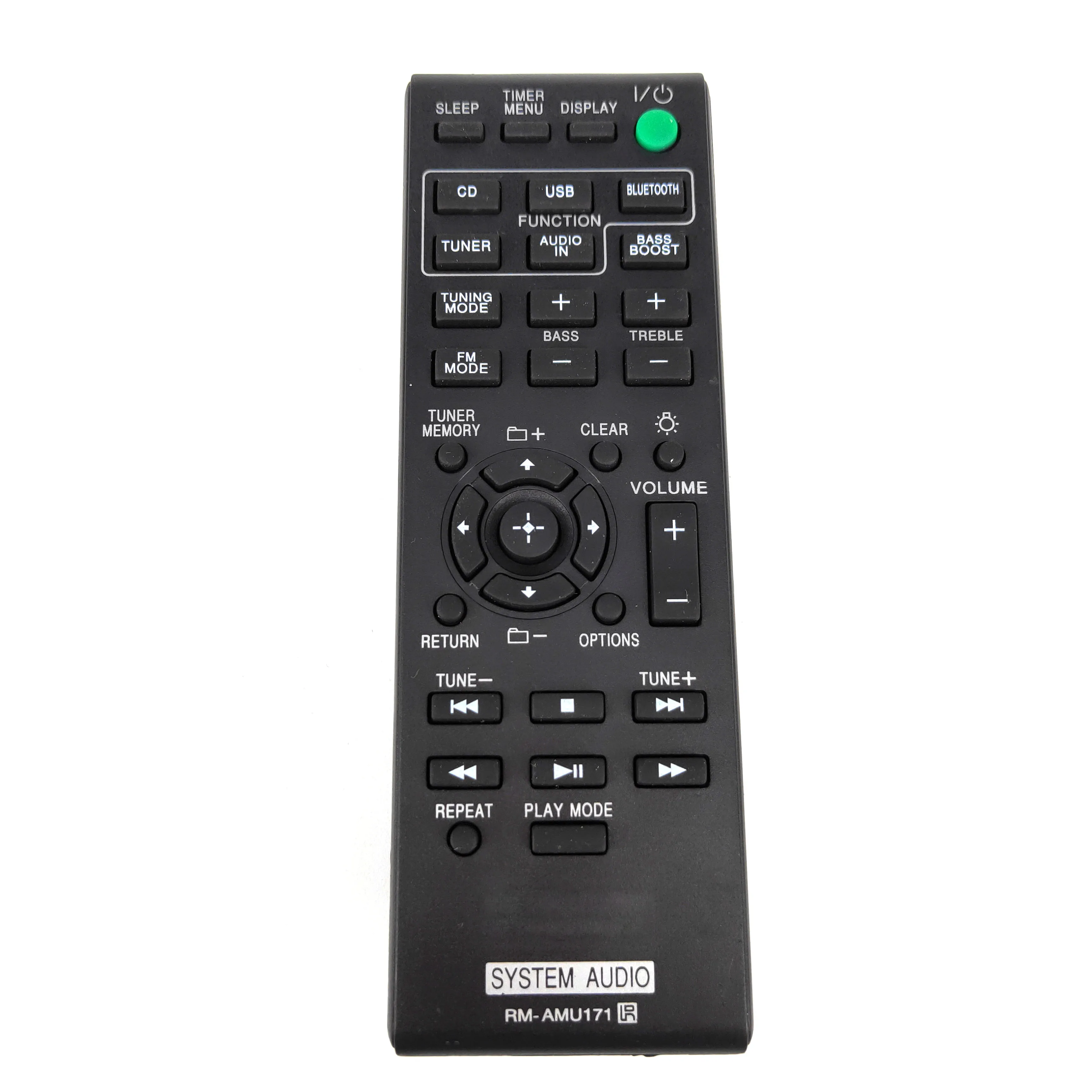 NEW Replacement Remote control For Sony RM-AMU171 for CMT-SBT100 HCD-SBT100 CMT-SBT100B HCD-SBT100BAV SYSTEM AUDIO Fernbedienung
NEW Replacement Remote control For Sony RM-AMU171 for CMT-SBT100 HCD-SBT100 CMT-SBT100B HCD-SBT100BAV SYSTEM AUDIO Fernbedienung