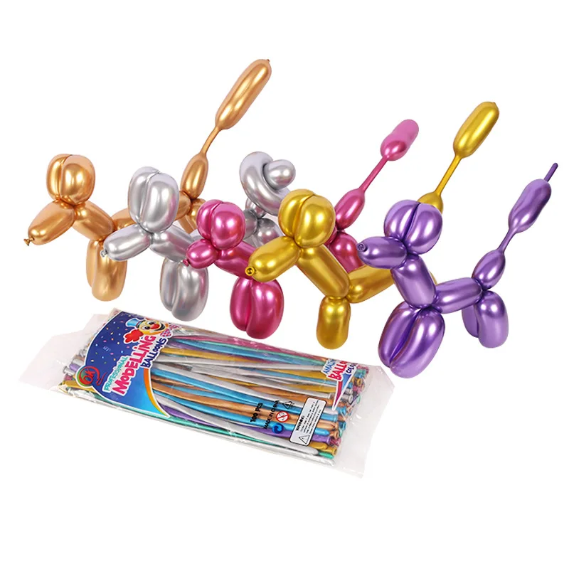 32cm Shiny Chrome Metallic Long Balloons Magic Twist Latex Ballon Making Animals Wedding Birthday Party Decoration Kids Toy
32cm Shiny Chrome Metallic Long Balloons Magic Twist Latex Ballon Making Animals Wedding Birthday Party Decoration Kids Toy