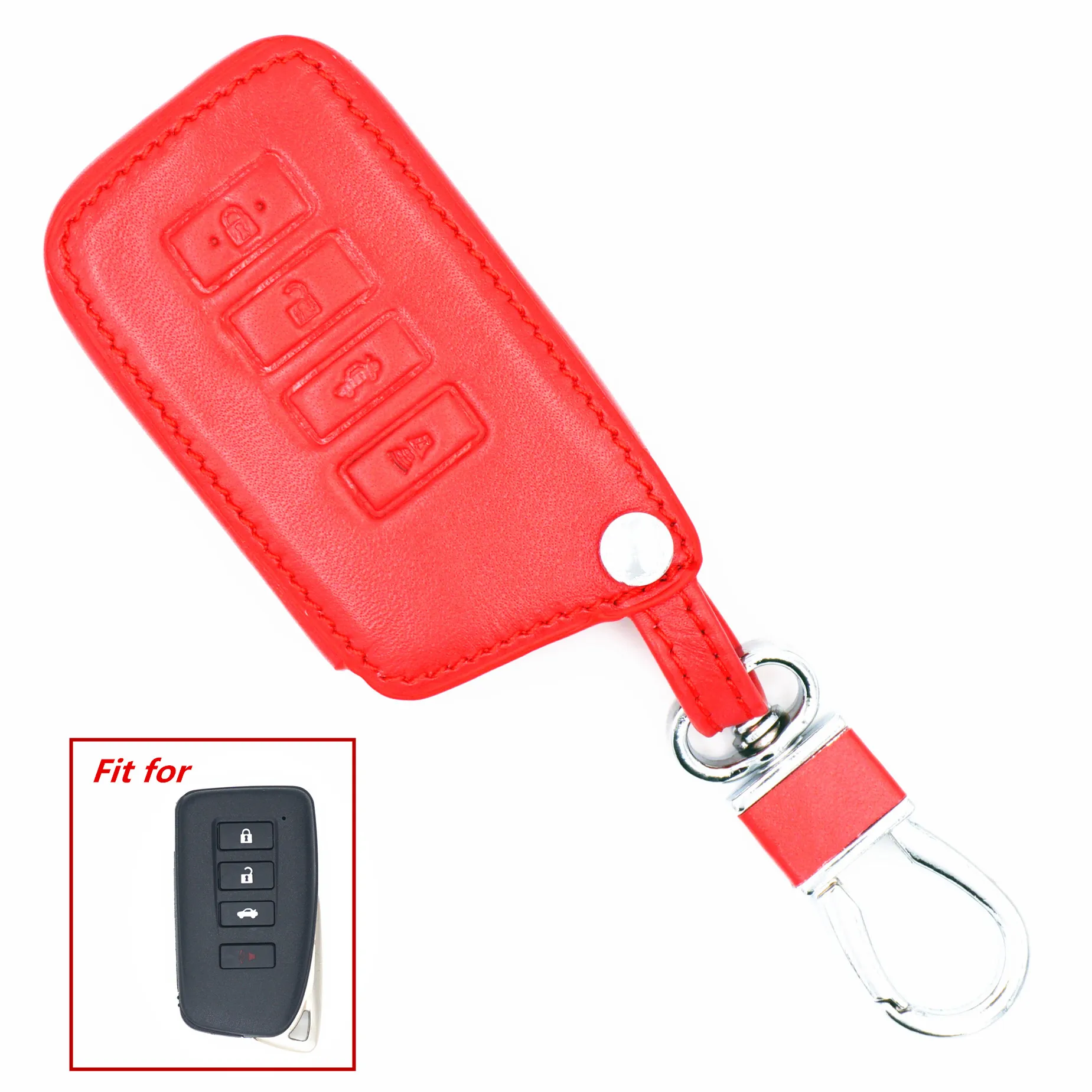 WFMJ Red Leather 4 Buttons Key Chain Cover Case for Lexus ES300h ES GS450h GS F 200t IS IS350 NX RC350 RC F RX LS460 IS F LS600h
WFMJ Red Leather 4 Buttons Key Chain Cover Case for Lexus ES300h ES GS450h GS F 200t IS IS350 NX RC350 RC F RX LS460 IS F LS600h