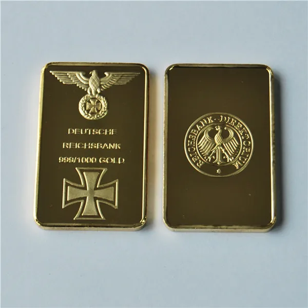 Square Commemorative Coin, German Eagle gold bullion bar Deutsche Reichsbank 999 Fine Gold, 50/100Pcs/Lot, DHL free shipping
Square Commemorative Coin, German Eagle gold bullion bar Deutsche Reichsbank 999 Fine Gold, 50/100Pcs/Lot, DHL free shipping