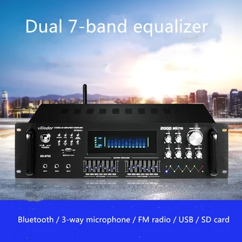 With equalizer HF908L high power Bluetooth KTV amplifier / karaoke OK sound singing / with remote control
With equalizer HF908L high power Bluetooth KTV amplifier / karaoke OK sound singing / with remote control