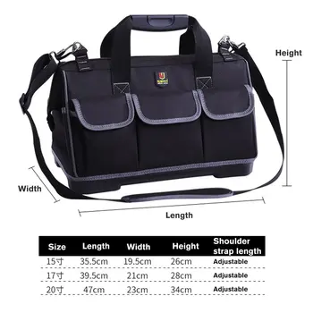D9 Hardware Repair Kit Tool Bag Electrician Work Multifunction Durable Mechanics Oxford Cloth Storage Bag Organizer Bag
D9 Hardware Repair Kit Tool Bag Electrician Work Multifunction Durable Mechanics Oxford Cloth Storage Bag Organizer Bag