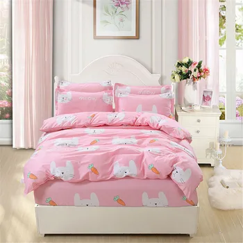 100% cotton 4pcs bedding sets twin full queen cat pink fitted sheet duvet cover pillowcase bedclothes girl home textie ornament
100% cotton 4pcs bedding sets twin full queen cat pink fitted sheet duvet cover pillowcase bedclothes girl home textie ornament