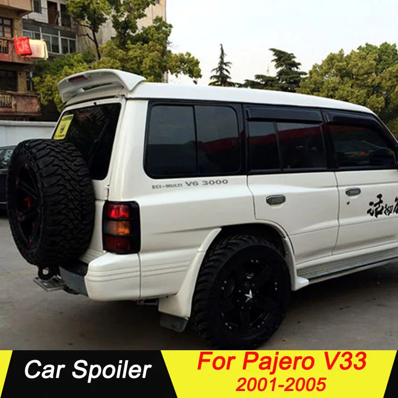For Mitsubishi PAJERO V33 Spoiler 2001-2005 ABS spoiler car tail wing decoration rear trunk spoiler for pajero v33
For Mitsubishi PAJERO V33 Spoiler 2001-2005 ABS spoiler car tail wing decoration rear trunk spoiler for pajero v33